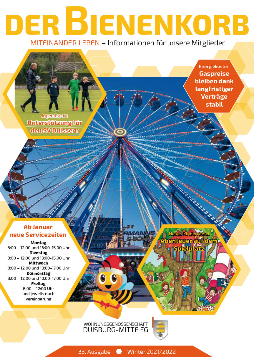 Wohnungsgenossenschaft DuisburgMitte eG Hedwigstr. 5, 47058 Duisburg